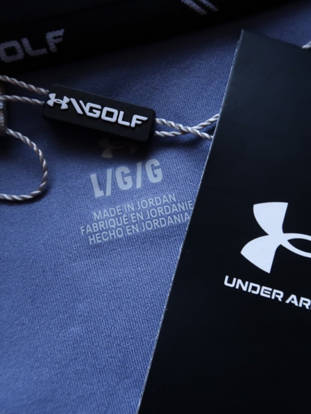 Under Armour Golf Blue-Gray Qtr Zip UPF 50 (L) NEW!!!! ⛳️